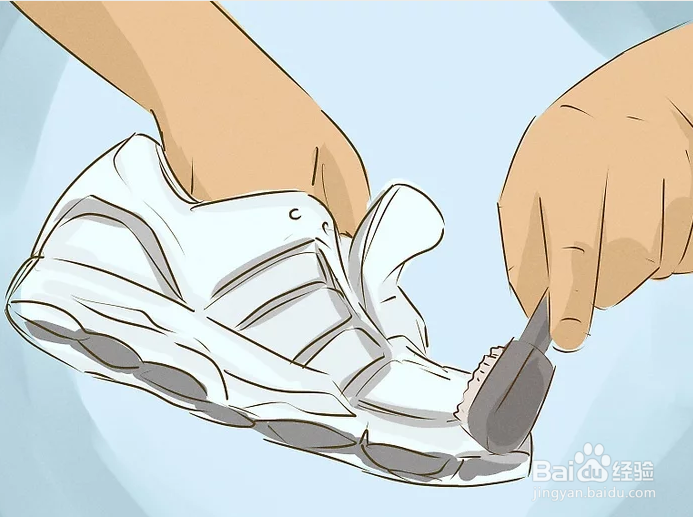 如何清洁白鞋?