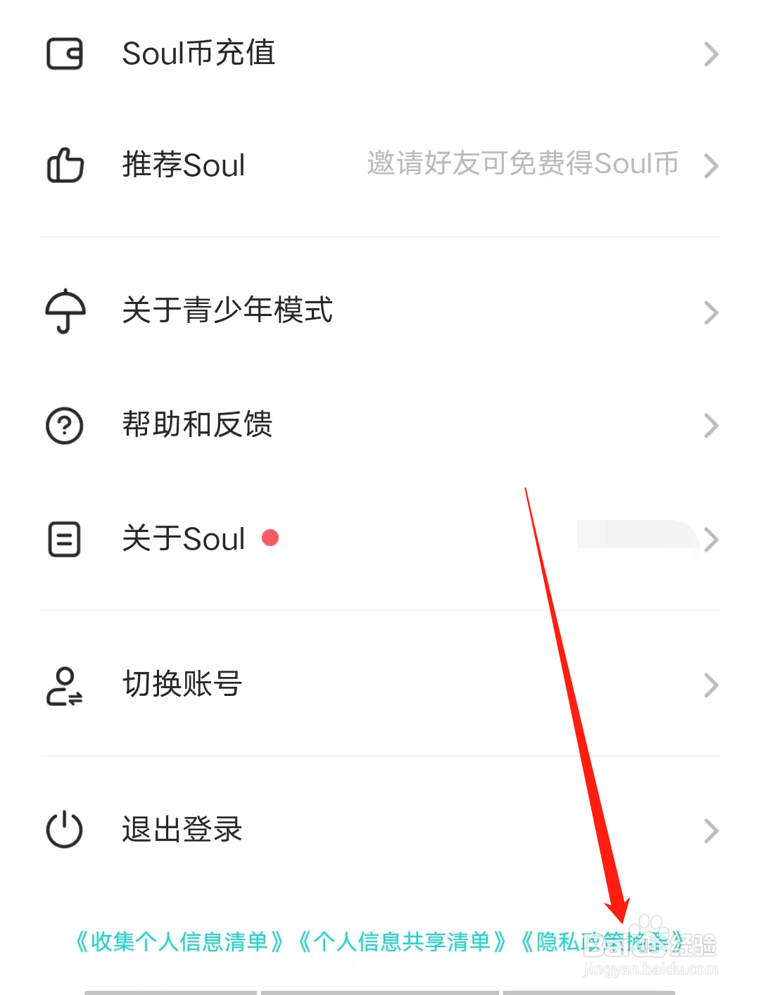 Soul怎样l查看隐私政策摘要