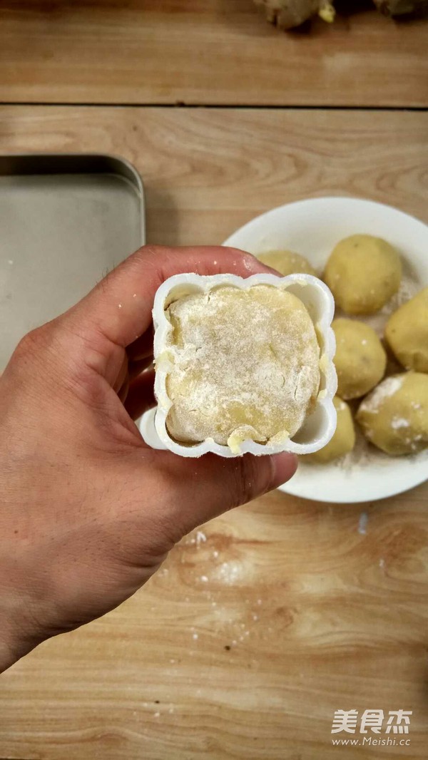 清凉一夏夹心绿豆糕