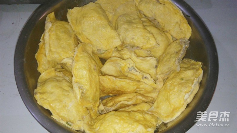 黄金蛋饺的做法