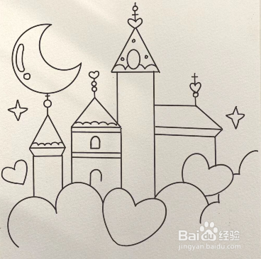 未来的房子怎么画