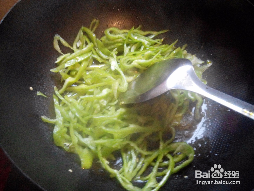 青椒炒千张的做法