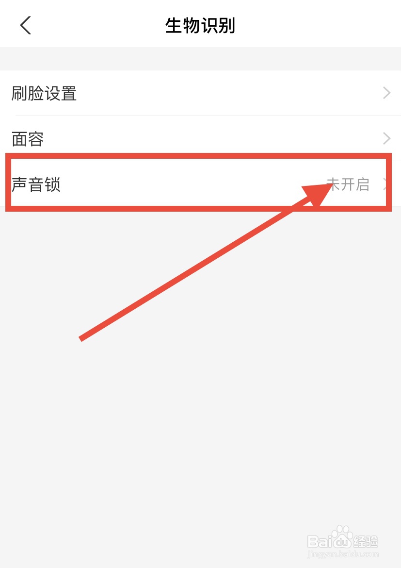 支付宝怎么设置声音锁