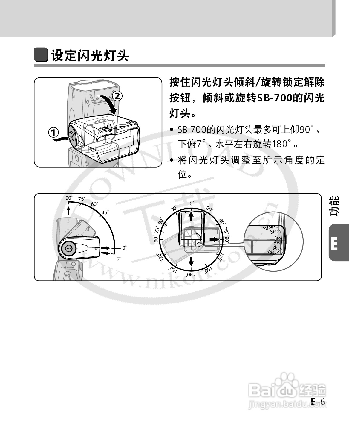尼康SB-700数码相机使用说明书:[10]
