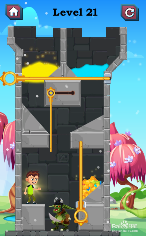 Super Hero Ben10的Level 21怎样过关