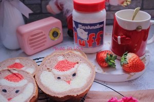 怎么做圣诞老人吐司