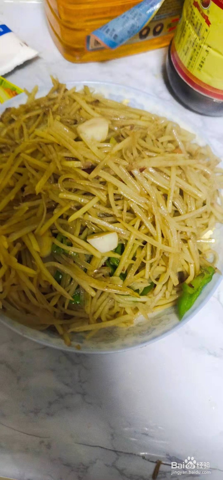 爆炒土豆丝的制作方式