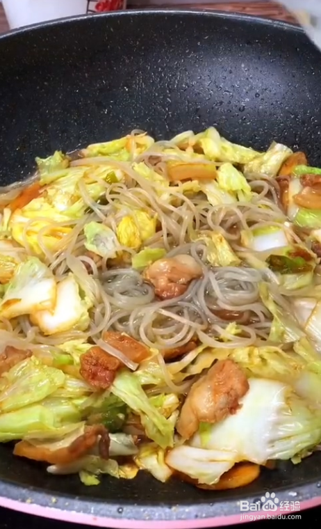白菜炖粉条简单做法