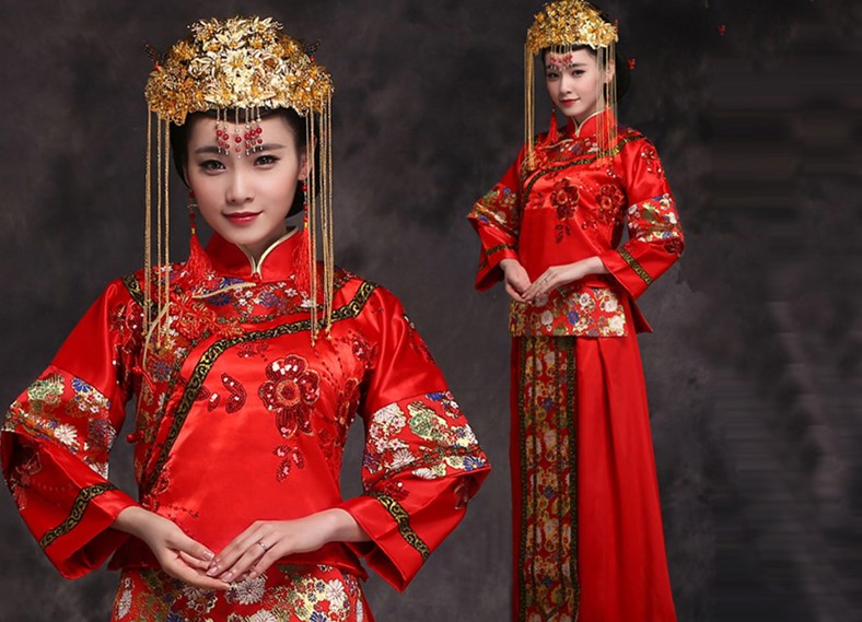 形容秀禾服的古诗词