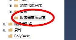 SQL如何新建服务审核规范