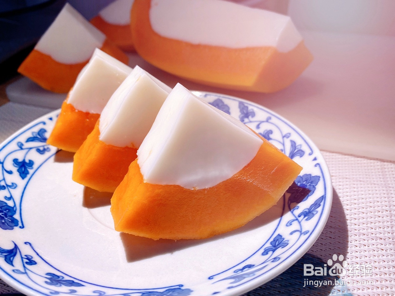 木瓜椰奶冻的做法