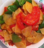 如何制作西红柿炒土豆片