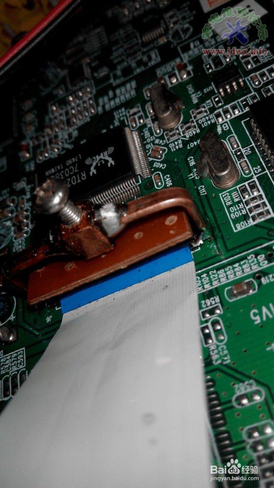 液晶电视编排线接触不良的处理方法