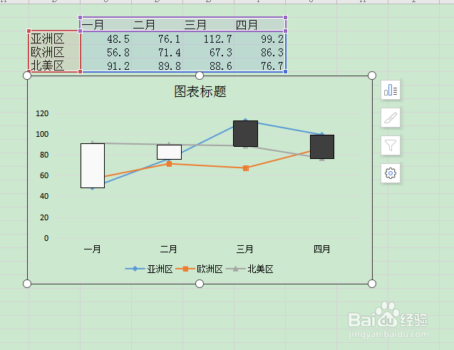 如何设置word中折线图文本的颜色