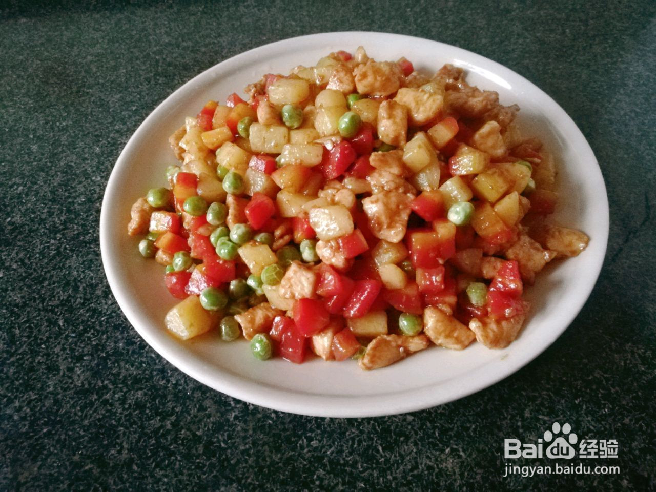三蔬炒鸡胸肉的做法