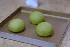 抹茶豆沙吐司的做法