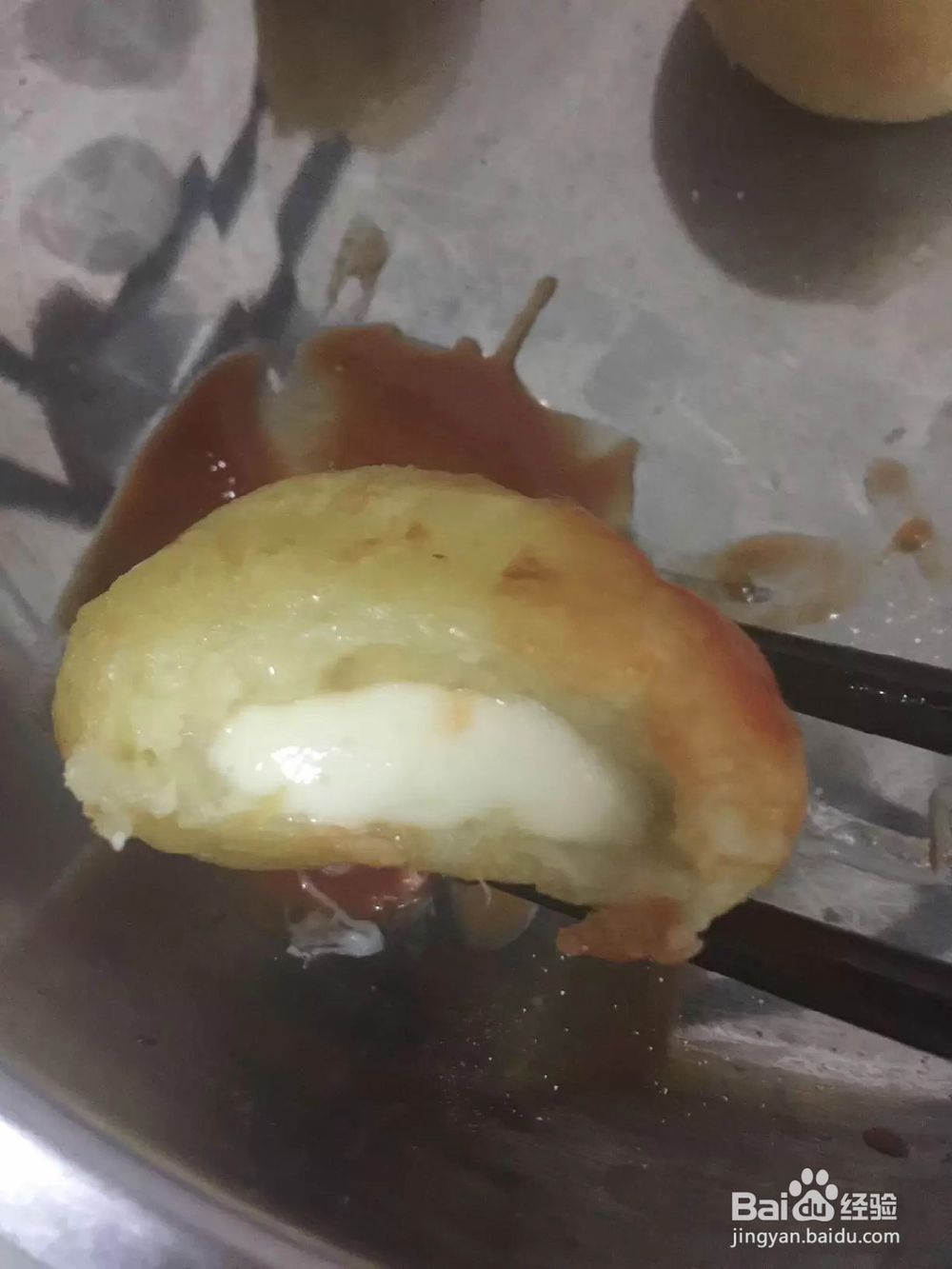 爆浆芝心番薯丸
