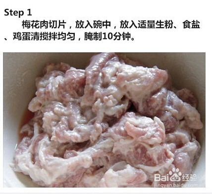 水煮肉片的做法。