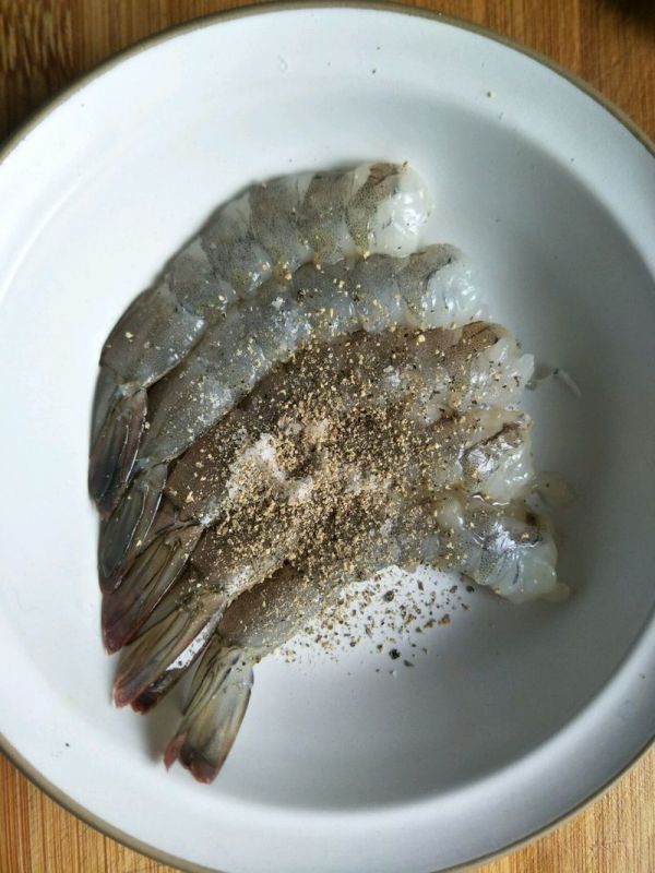 虾仁时蔬青豆泥