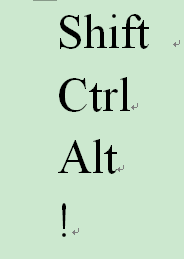 word中颠倒的问号和感叹号