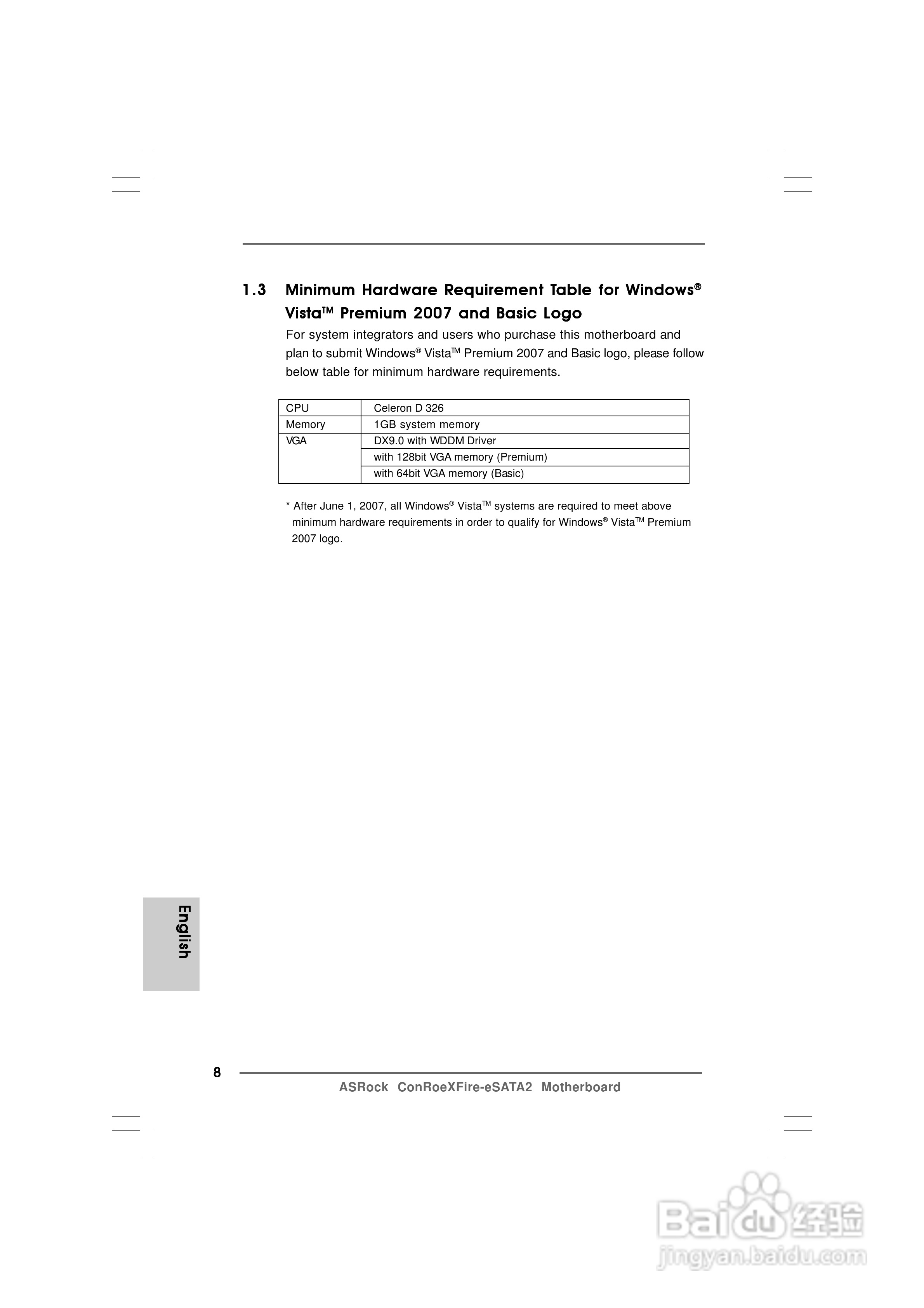 华擎ConRoeXFire-eSATA2型主板说明书:[1]