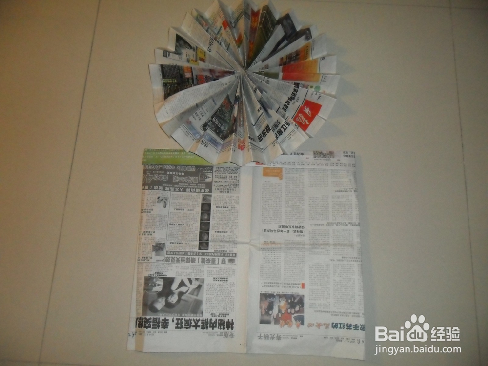 旧报纸怎么做时装