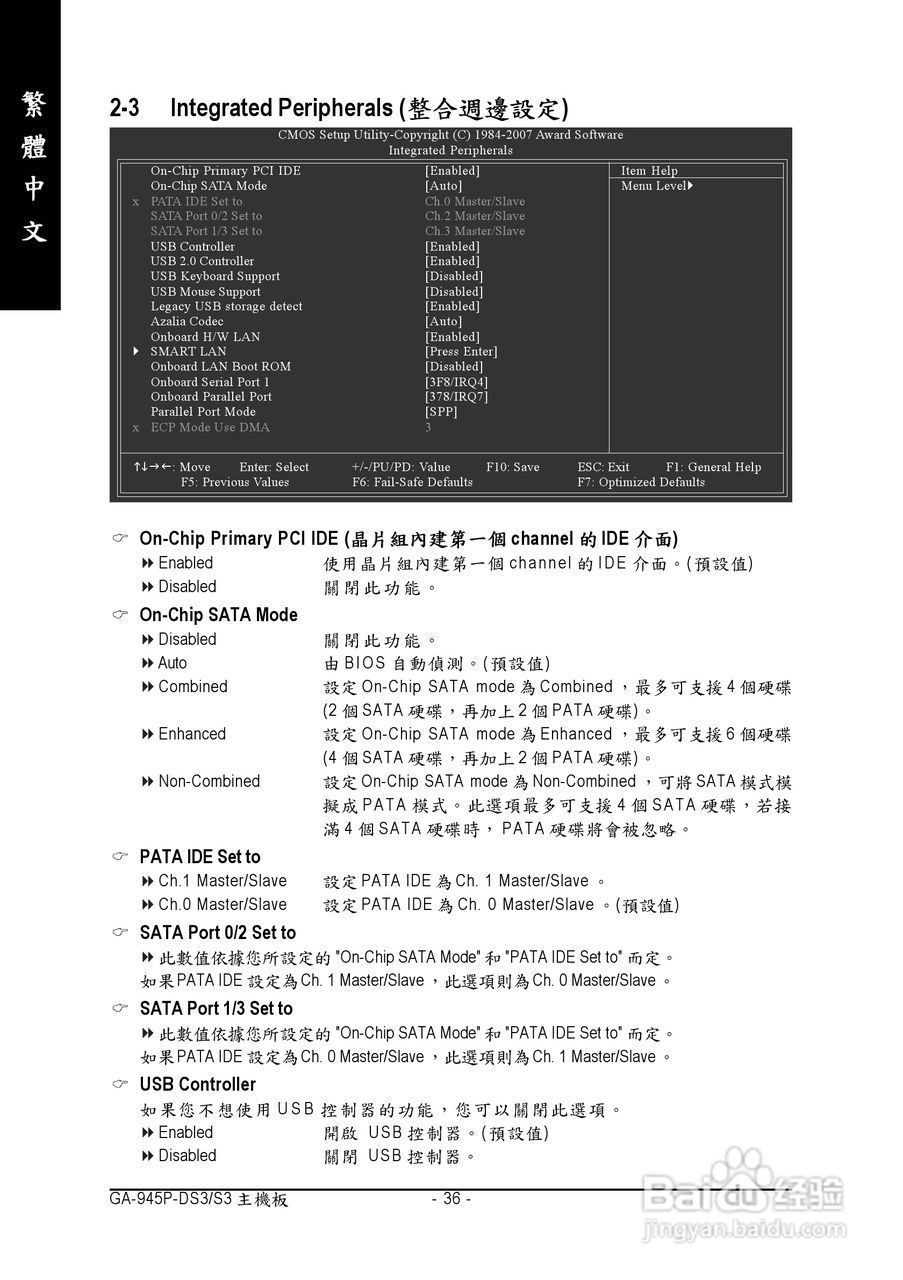 技嘉GA-945P-DS3 (rev.2.0)型主板说明书:[4]