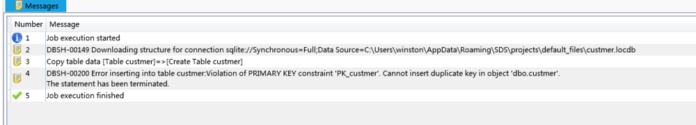 如何用SQL DB Studio从local db中导入数据
