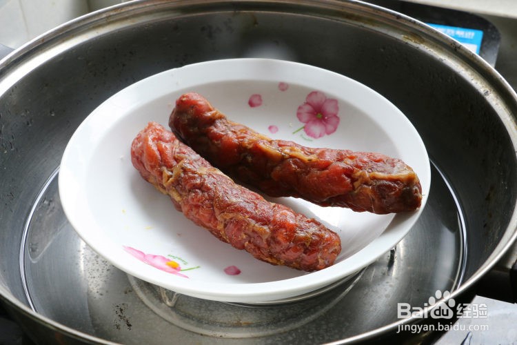 腊肠粉丝娃娃菜