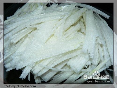 炝拌萝卜丝的做法