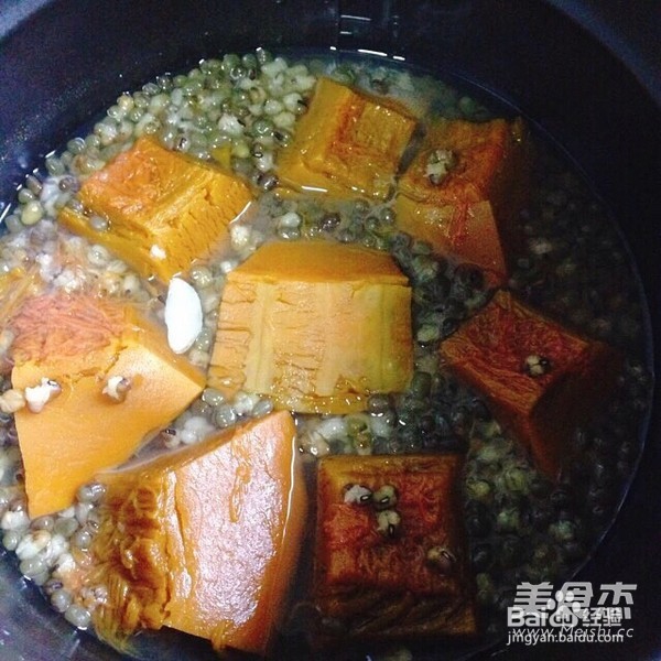 绿豆老南瓜百合汤