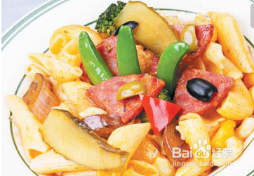 两头尖形意大利面的做法