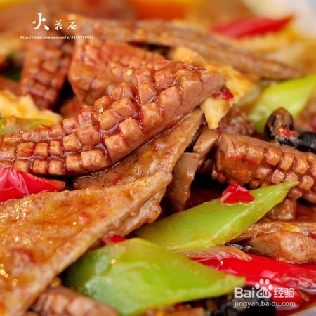 肝腰合炒的做法