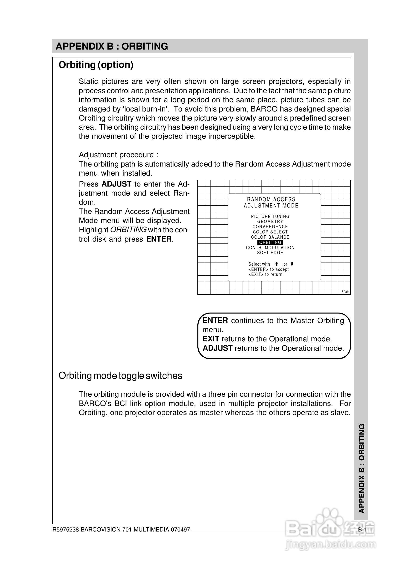 Barco巴可 VISION 701投影机说明书:[14]