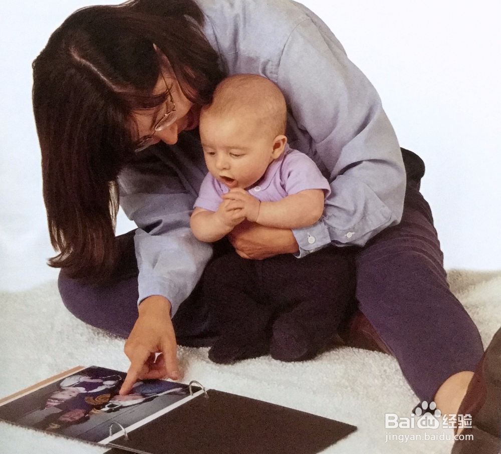 0-3岁幼儿早教之看照片认面孔@3月龄