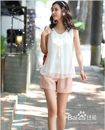 最新款雪纺衫仙范儿搭配