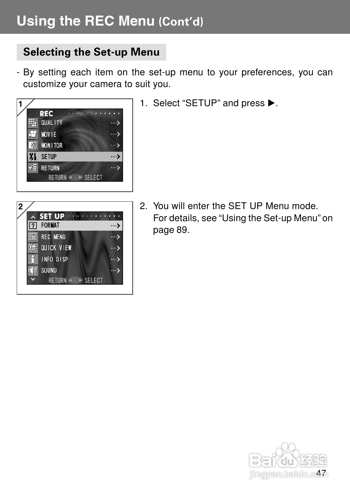 柯尼卡美能达KD-400Z数码相机说明书:[5]