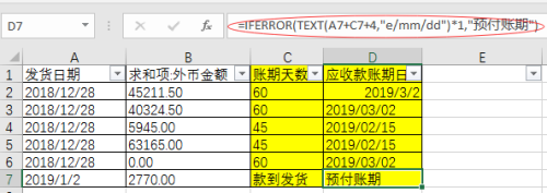 应收账款账期问题整理