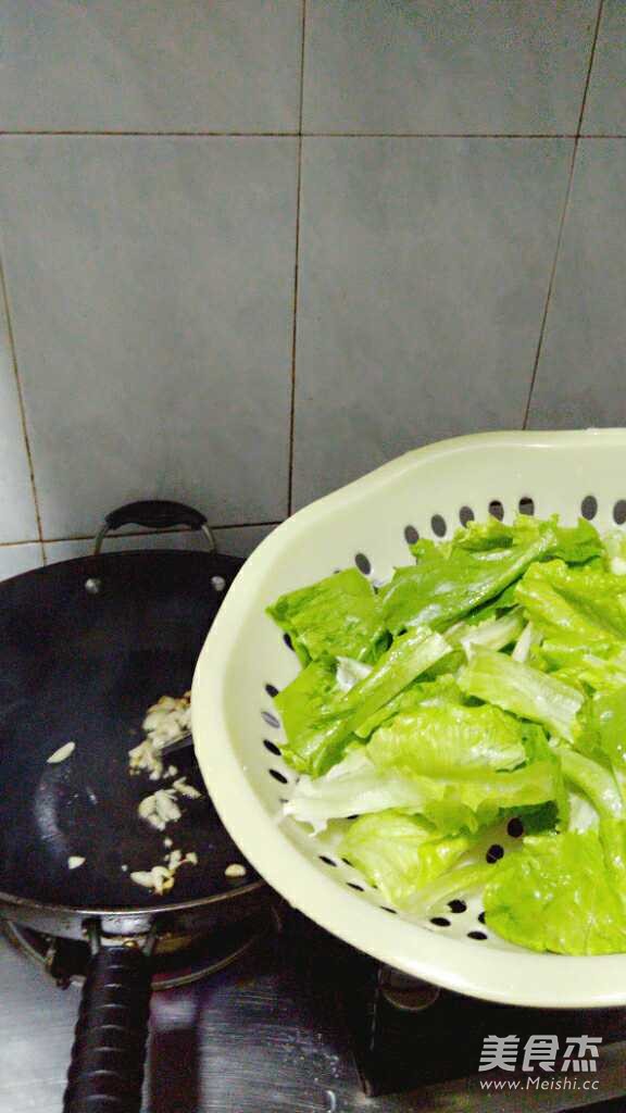 炒生菜的家常做法