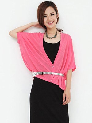 初秋蝙蝠衫巧搭配