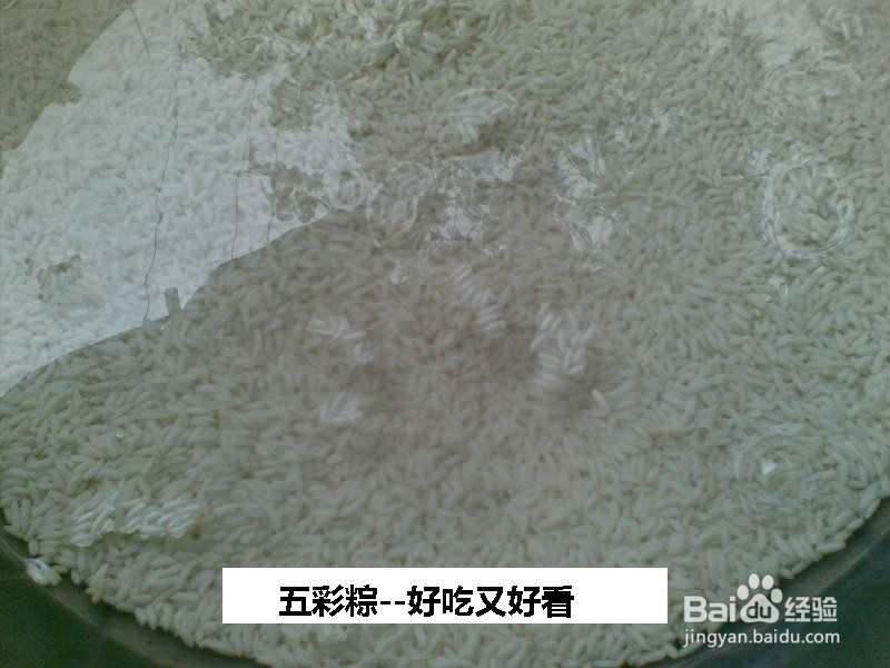 五彩粽好吃又好看的做法