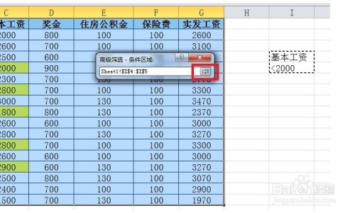 Excel中数据筛选的应用