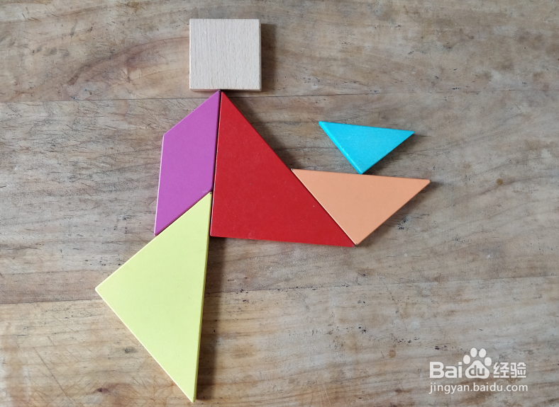 酒店服务员用七巧板怎么拼？（拼法5）