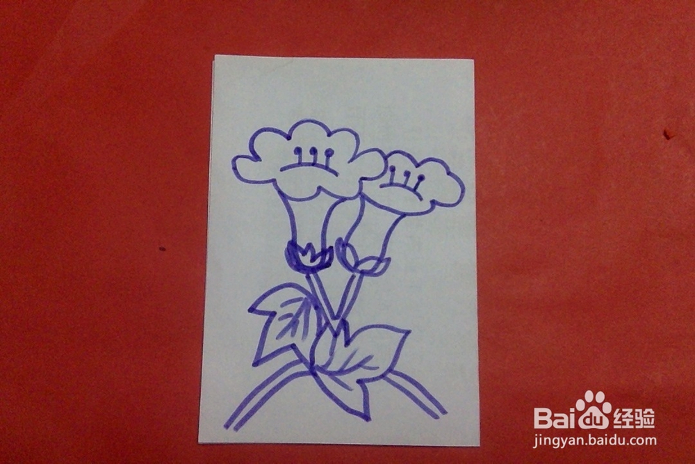 简笔画怎么画小花朵儿的画法儿童启蒙画 十七