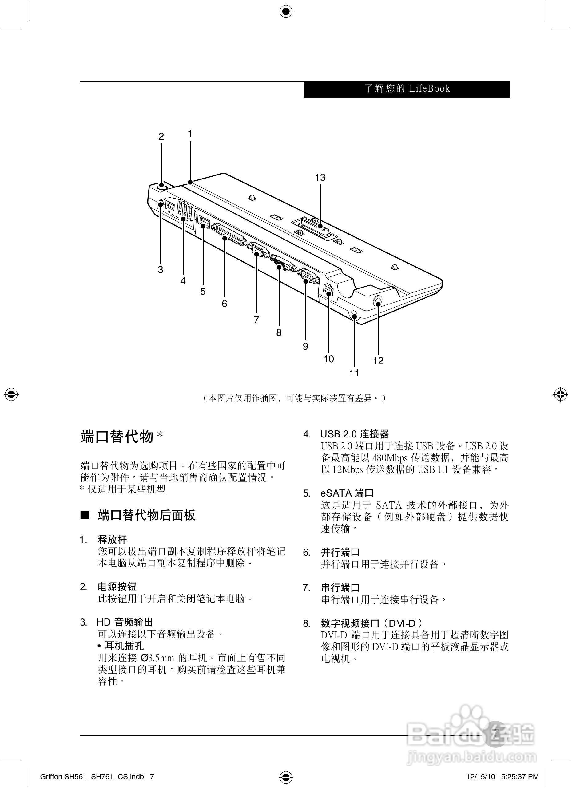 富士通Griffon SH761笔记本电脑使用说明书:[2]