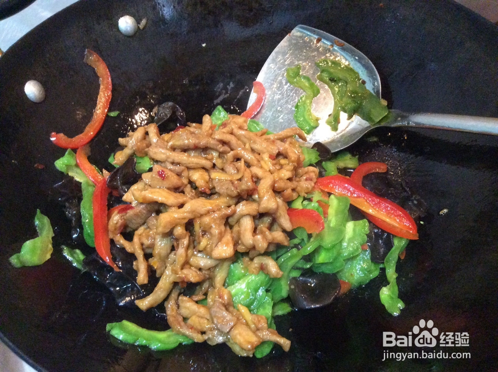 苦瓜木耳肉丝
