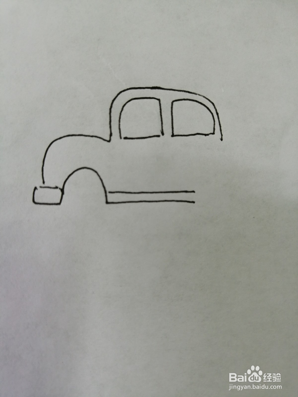 简笔画小轿车怎么画