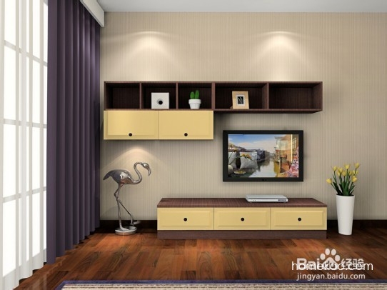 时尚电视柜该怎么布置才合理，其大小如何确定