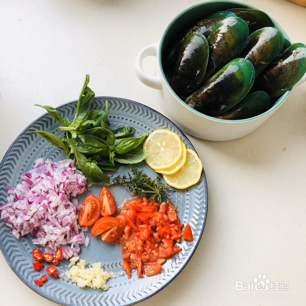 馋哭朋友的白葡萄酒青口意面