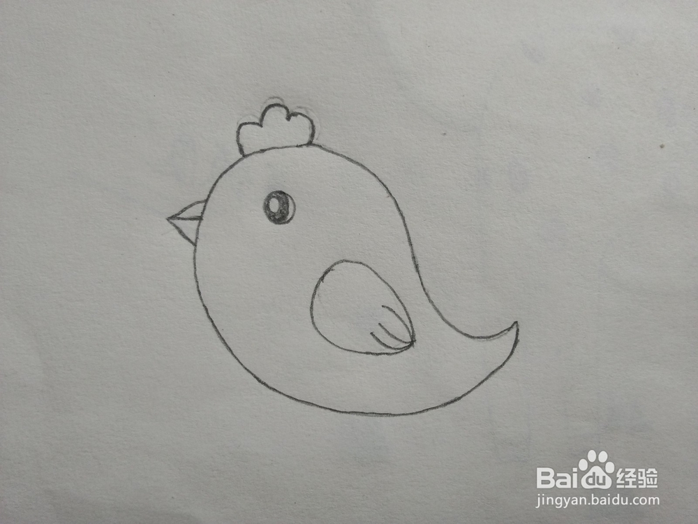 简笔画——怎么画小黄鸡